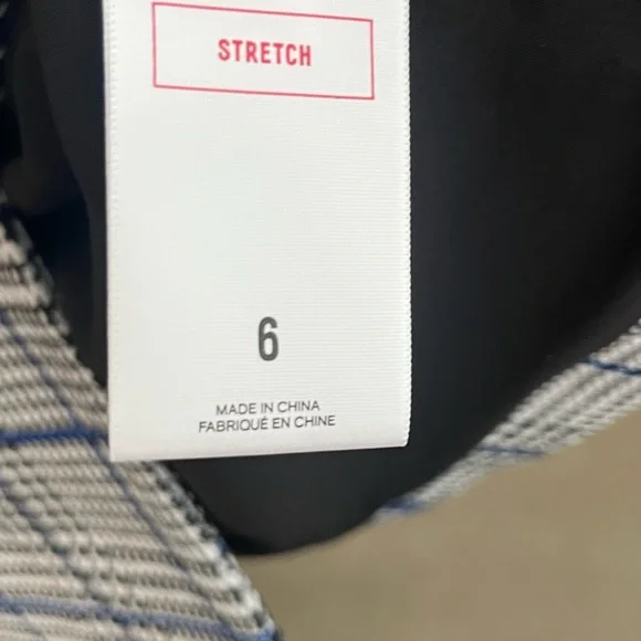 Express Houndstooth One Button Blazer - Picture 3 of 6